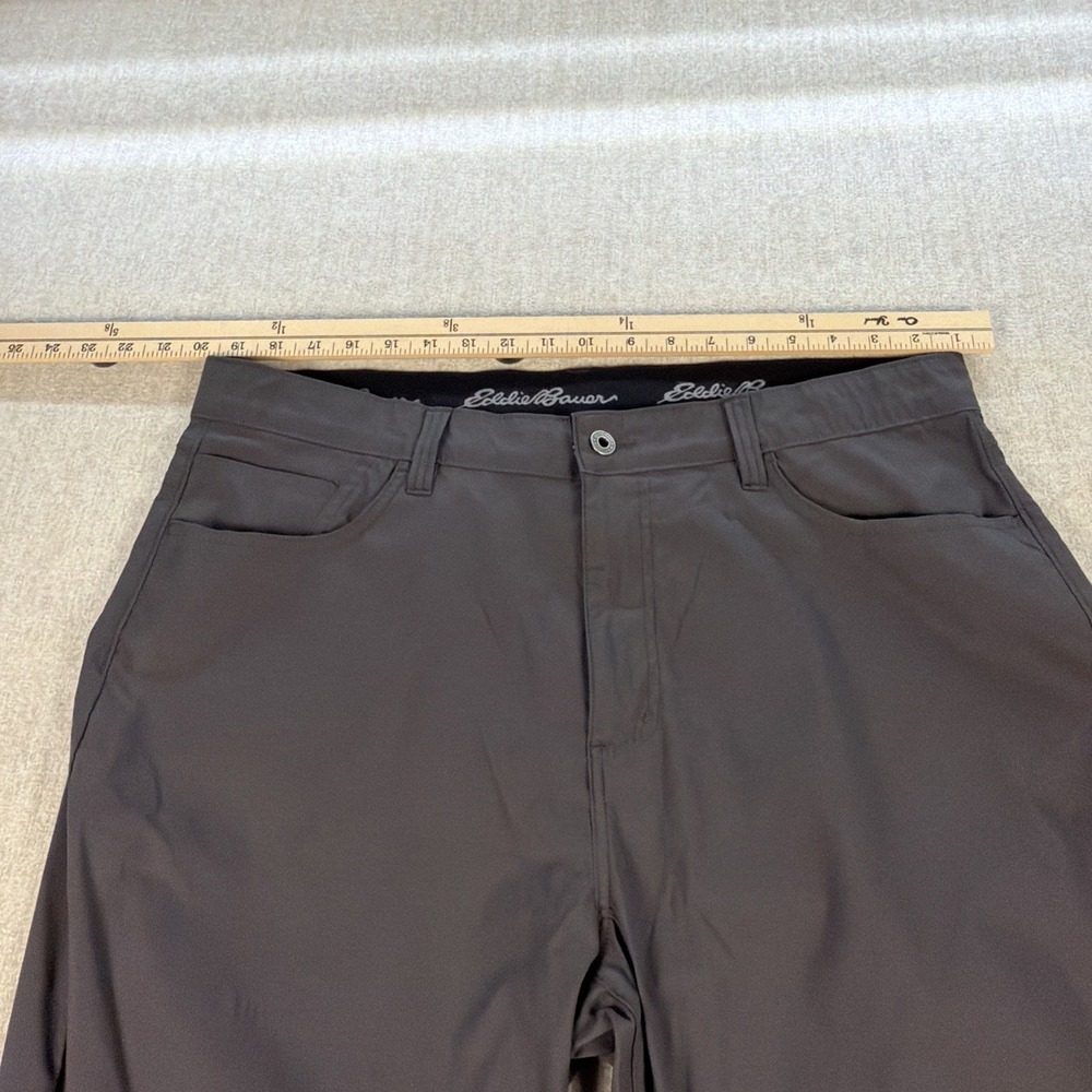 Eddie Bauer Pants Mens 40x32 Outdoor Hiking Stretch Nylon 5-Pocket Casual Gray - Picture 5 of 14